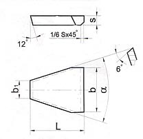 Пластины твердосплавные напаиваемые: тип 32